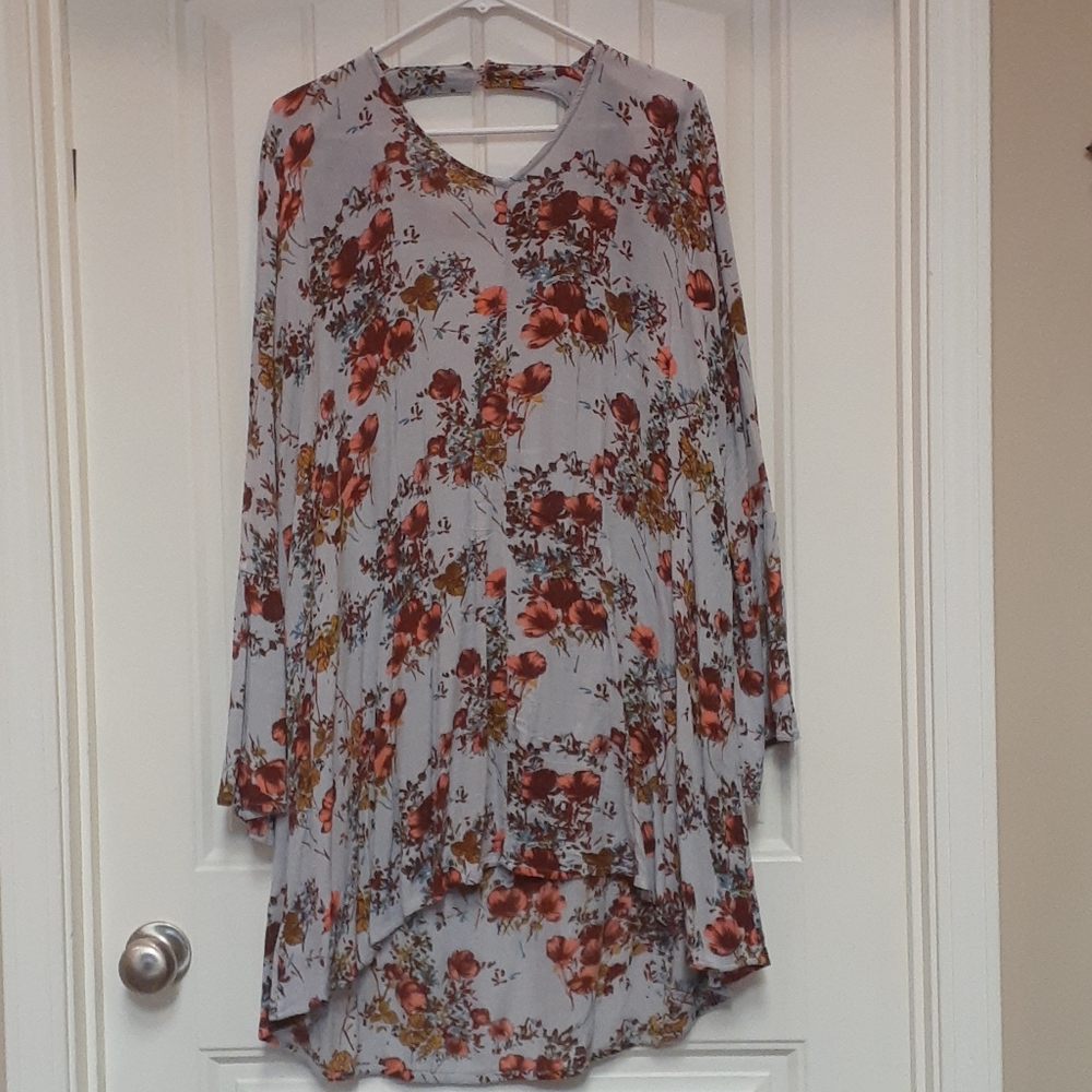 Floral fall dress